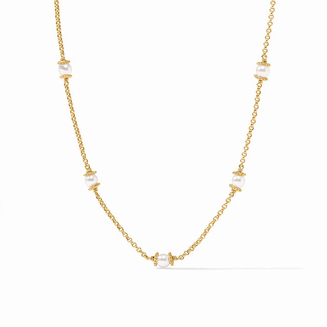 Julie Vos | Hydra Delicate Station Necklace - Gold