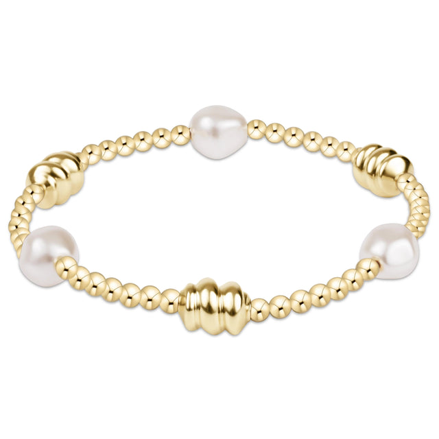 Enewton | Admire Gold & Admire Pearl 3mm Gold Bracelet