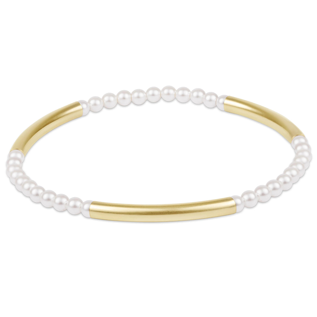 Enewton | Bliss Bar Pattern Pearl 3mm Bracelet