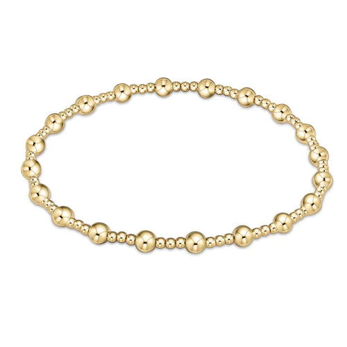 Enewton | Classic Sincerity Pattern 4mm Bead Bracelet - Gold