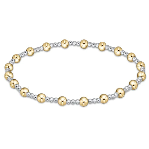 Enewton | Classic Sincerity Pattern 4mm Bead Bracelet - Mixed Metal