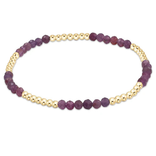 Enewton | Blissful Pattern 2.5mm Bead Bracelet - Ruby