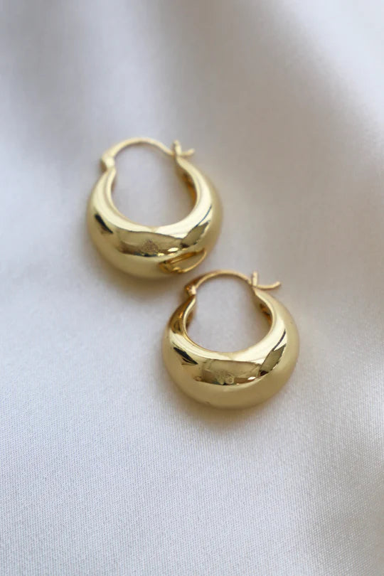 Katie Waltman | COCO CHUNKY HOOP EARRINGS