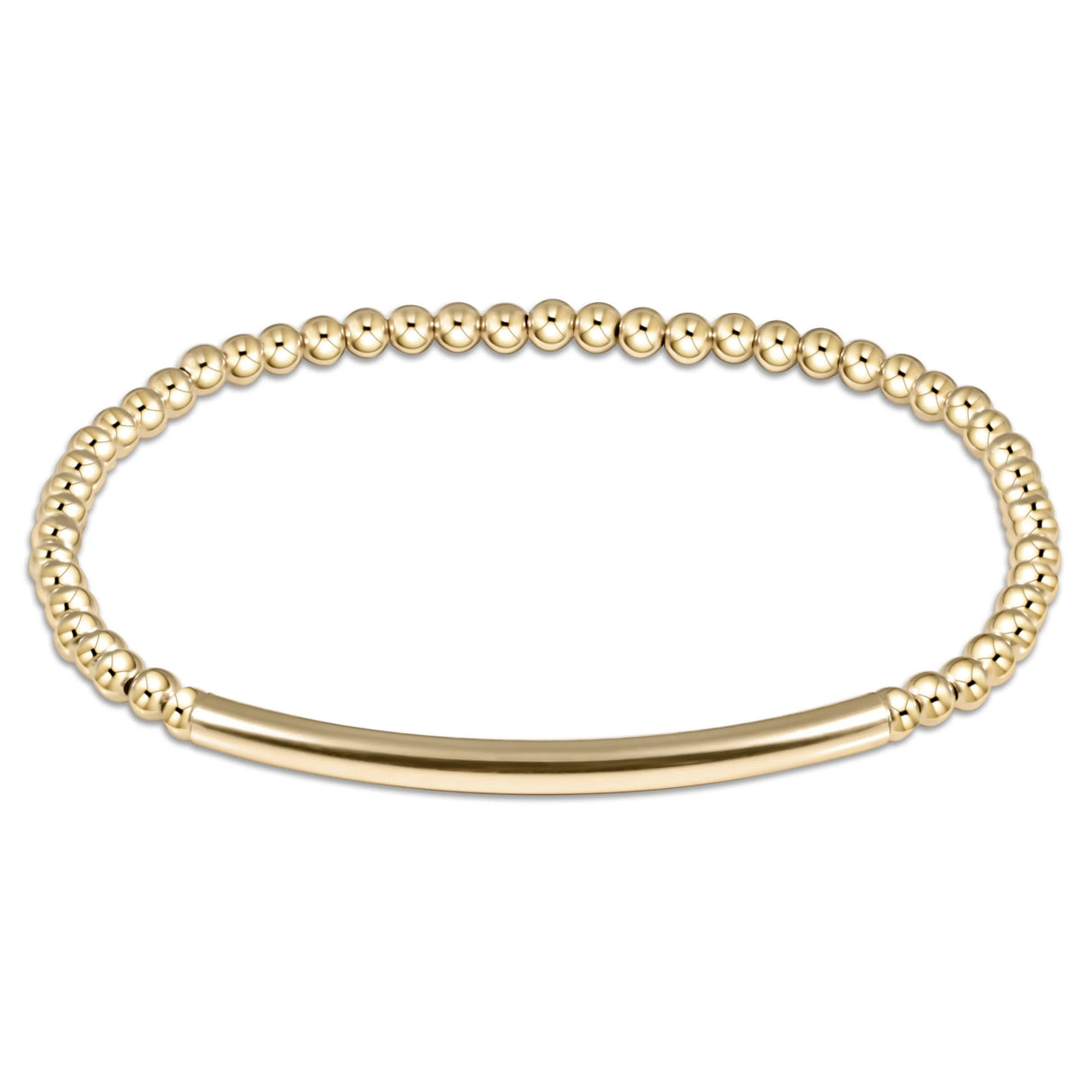 Enewton | Bliss Bar Smooth Gold 3mm Bracelet
