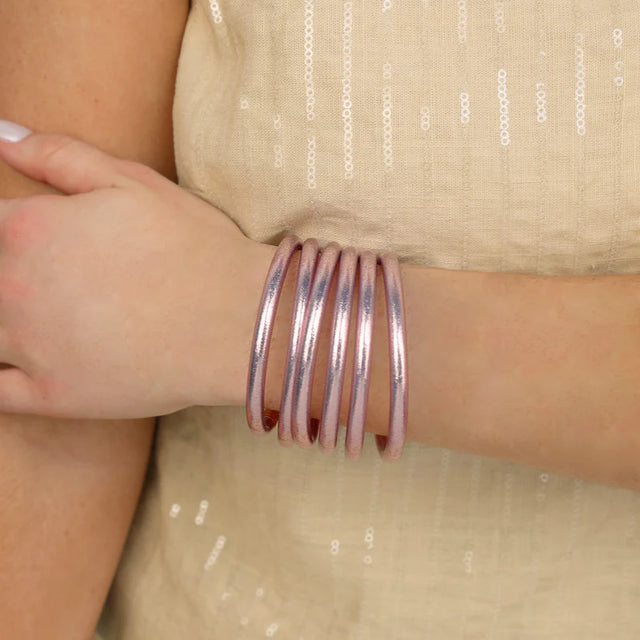 BuDhaGirl | Ice Rose All Weather Bangles® (AWB®) - Set of 6