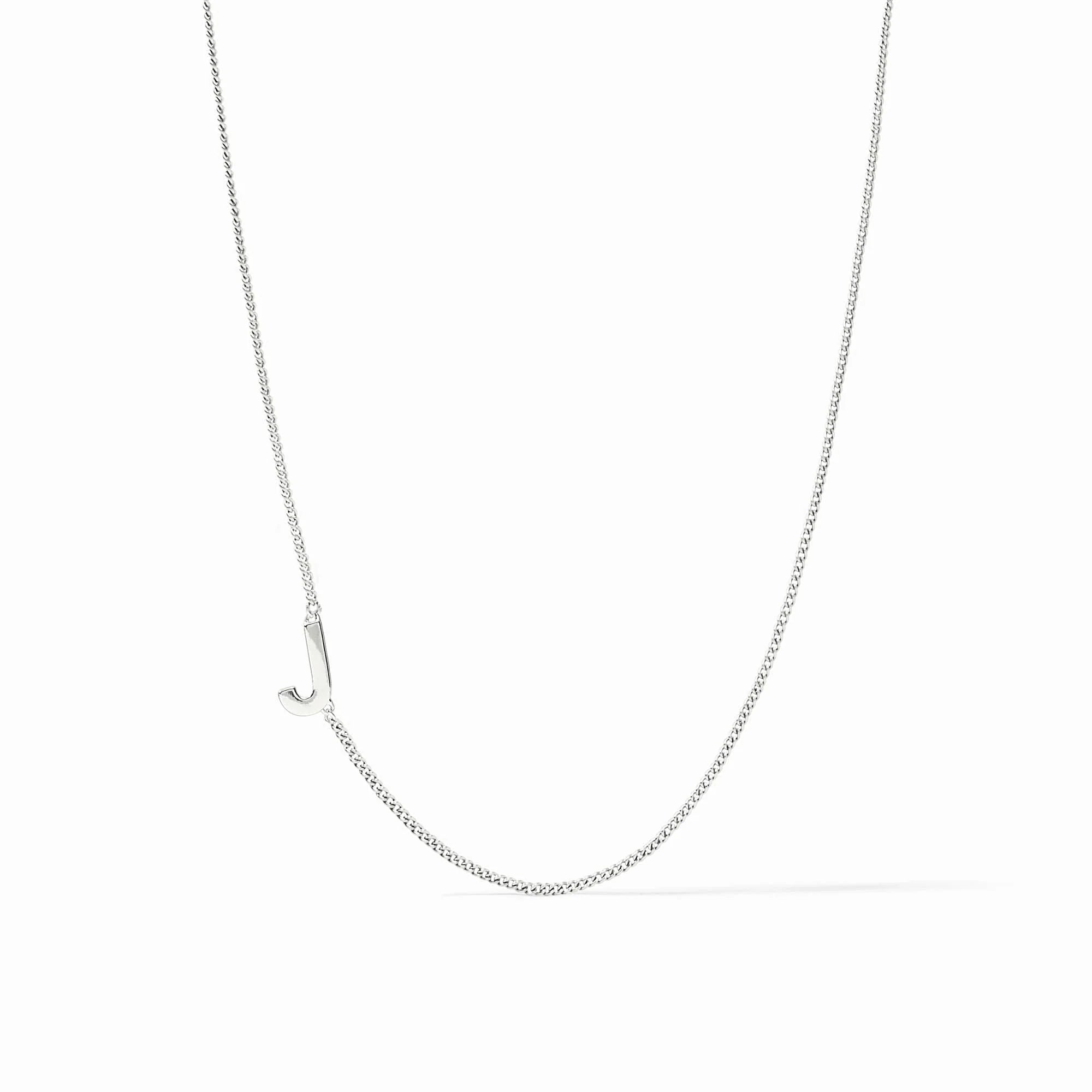Julie Vos | Initial Delicate Necklace - Silver