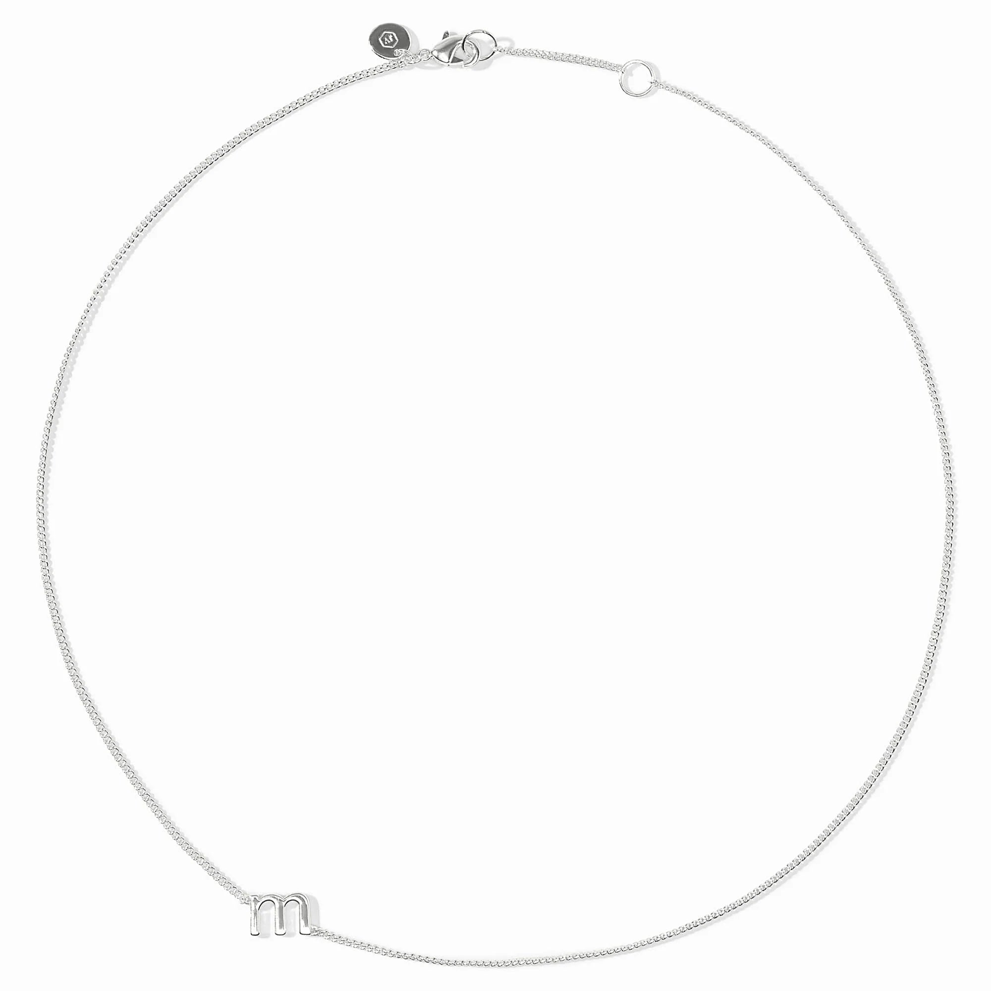 Julie Vos | Initial Delicate Necklace - Silver