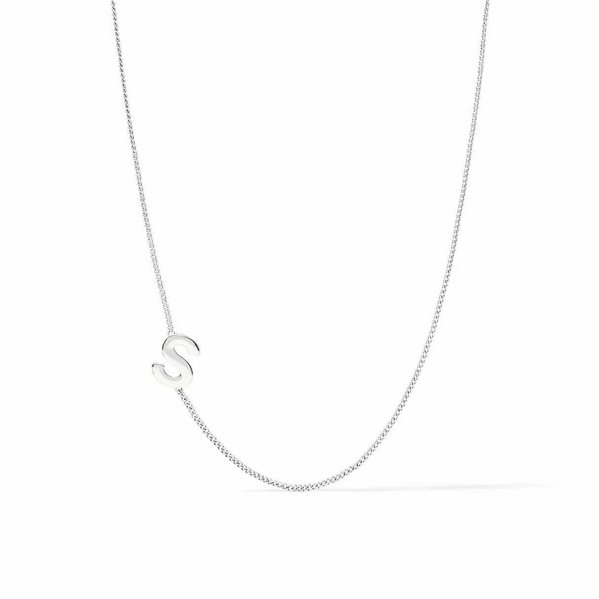Julie Vos | Initial Delicate Necklace - Silver