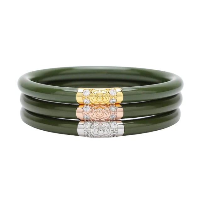 BuDhaGirl | Three Kings All Weather Bangles (AWB) - Jade