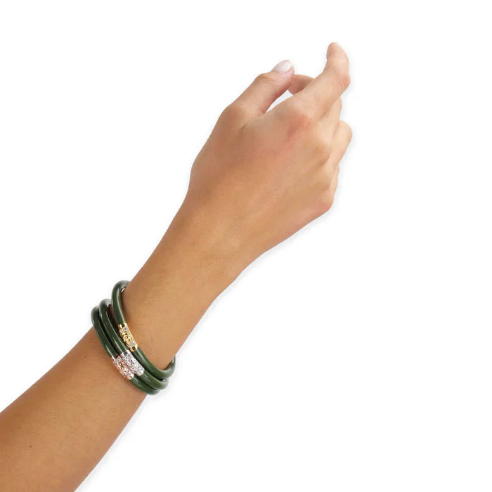 BuDhaGirl | Three Kings All Weather Bangles (AWB) - Jade