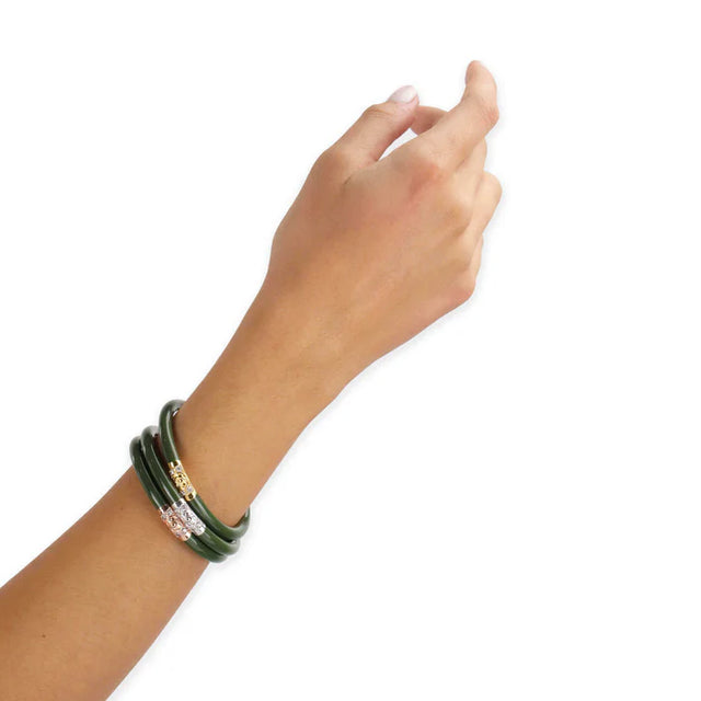 BuDhaGirl | Three Kings All Weather Bangles (AWB) - Jade