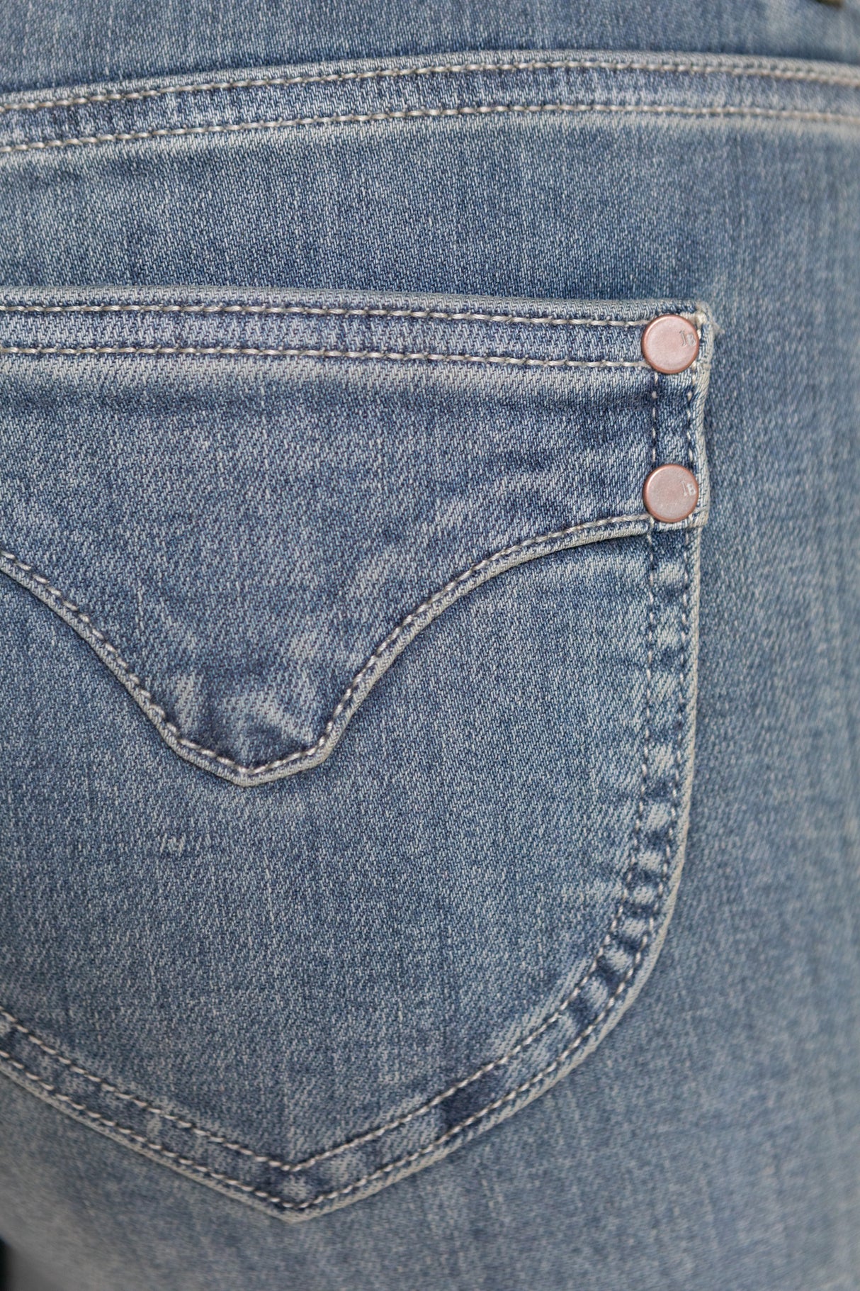 Judy Blue | Daisy Bootcut Denim Jeans with Double Button Vintage Grey Cast
