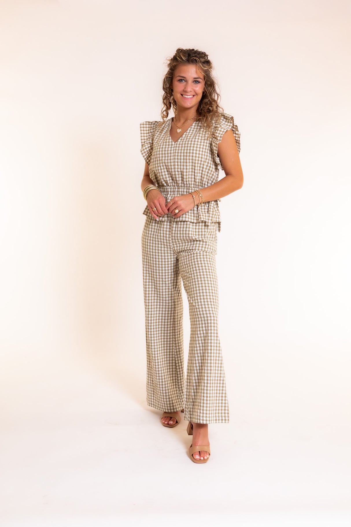 The Maribel Gingham Set