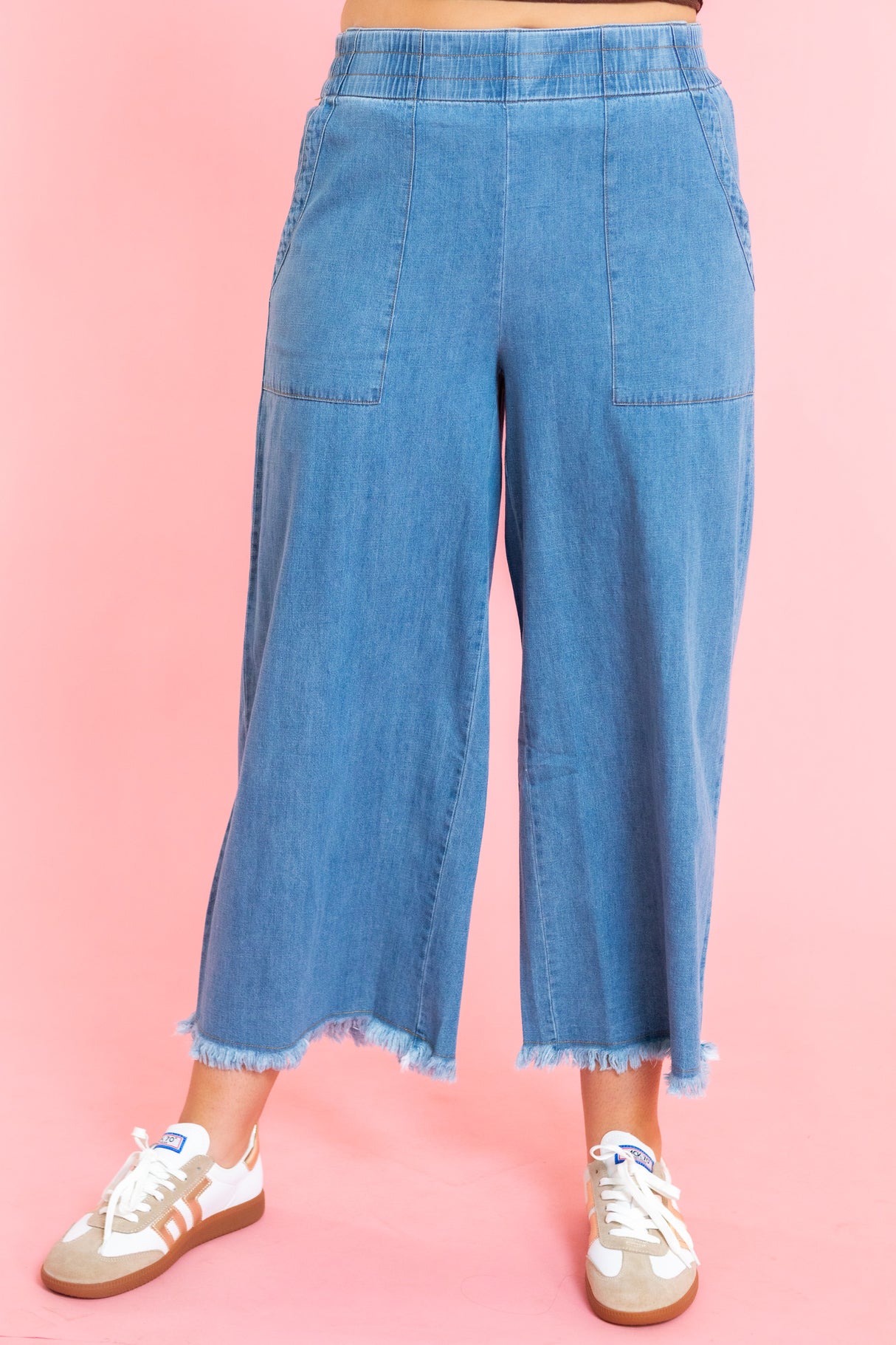 Blakely Breeze Wide Leg Light Denim Pants