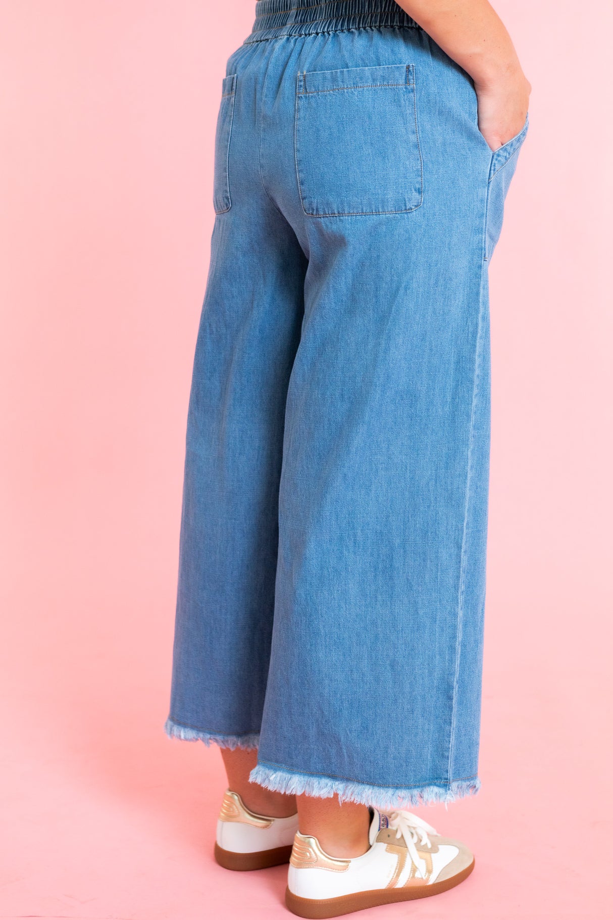 Blakely Breeze Wide Leg Light Denim Pants