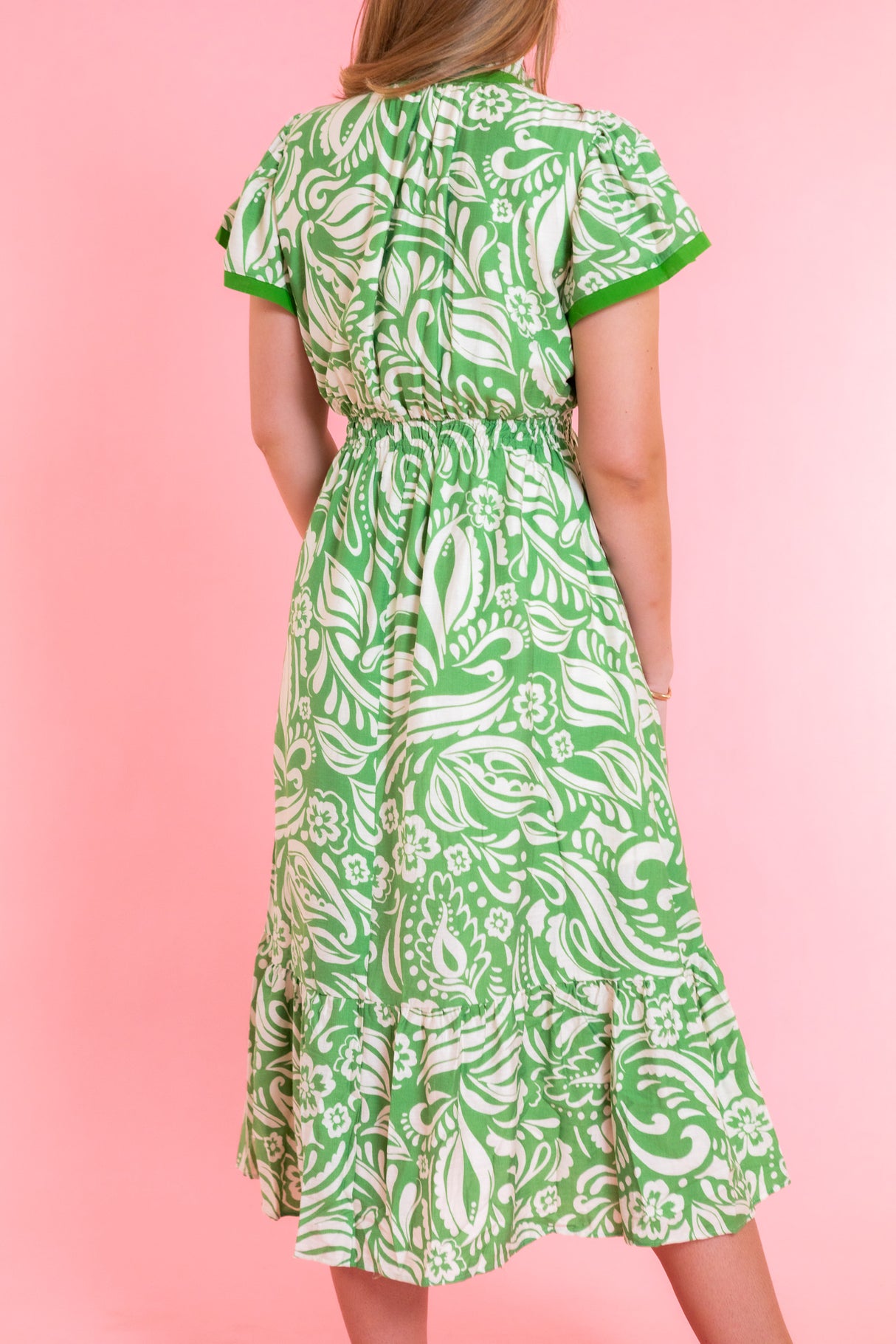 Savannah Sage Midi Dress