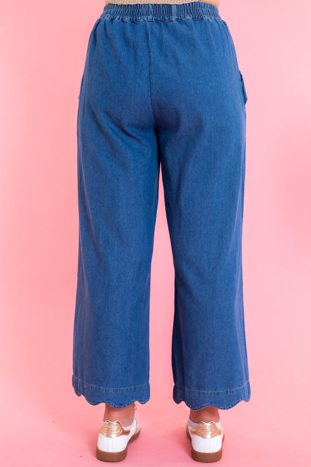 Millie Mae Scallop Denim Pants