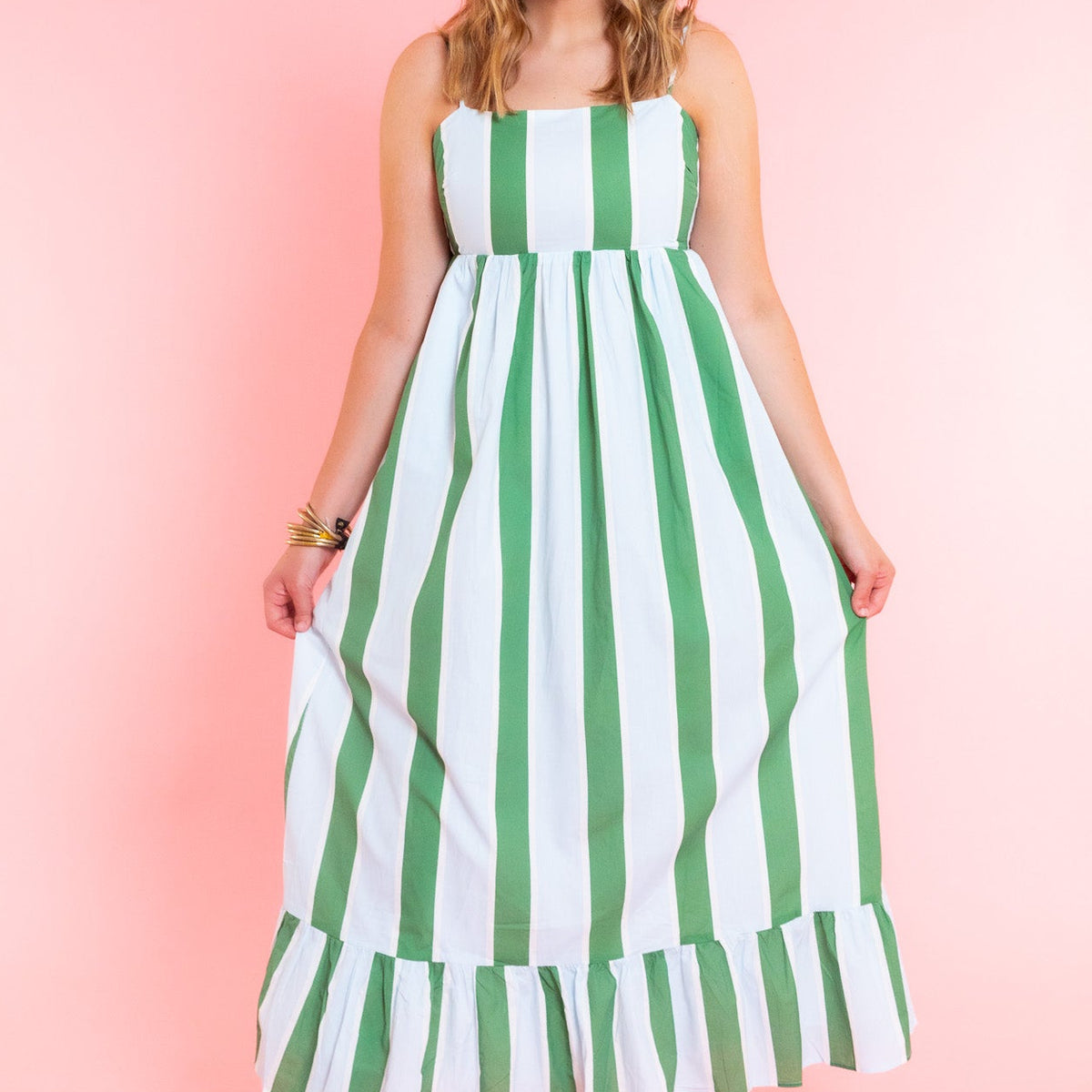 green black and white maxi dress Women's Feel It First Strapless Leaf Print Maxi Dress in Ivory/Green