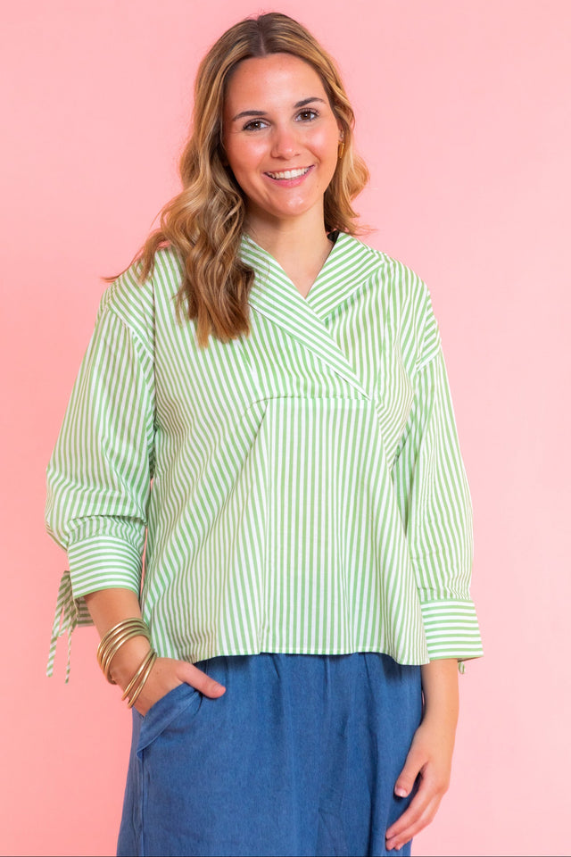 Tinsley Sweet Spring Stripe Top