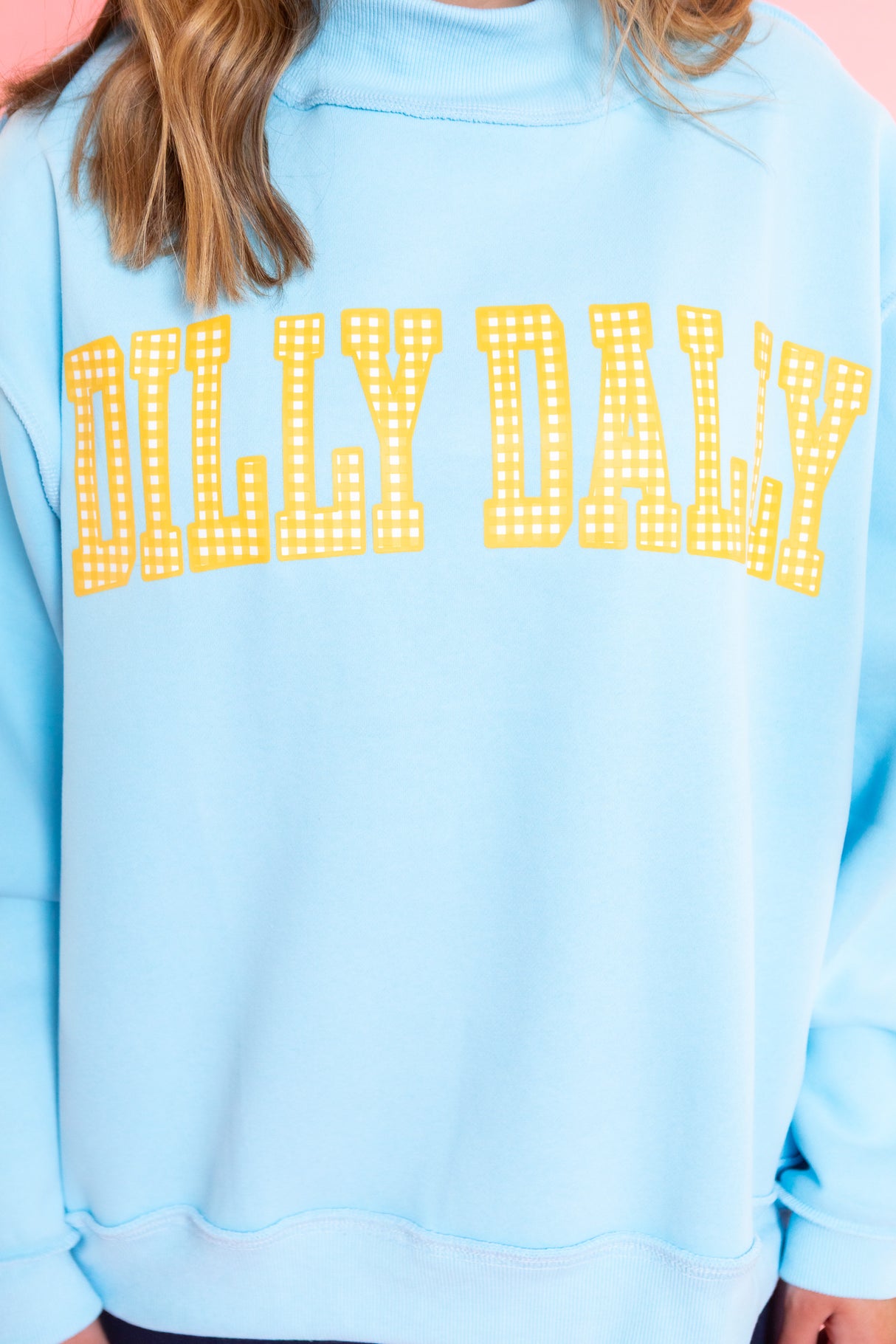 Dilly Dally & Lolly Gag Reversible Mock Neck