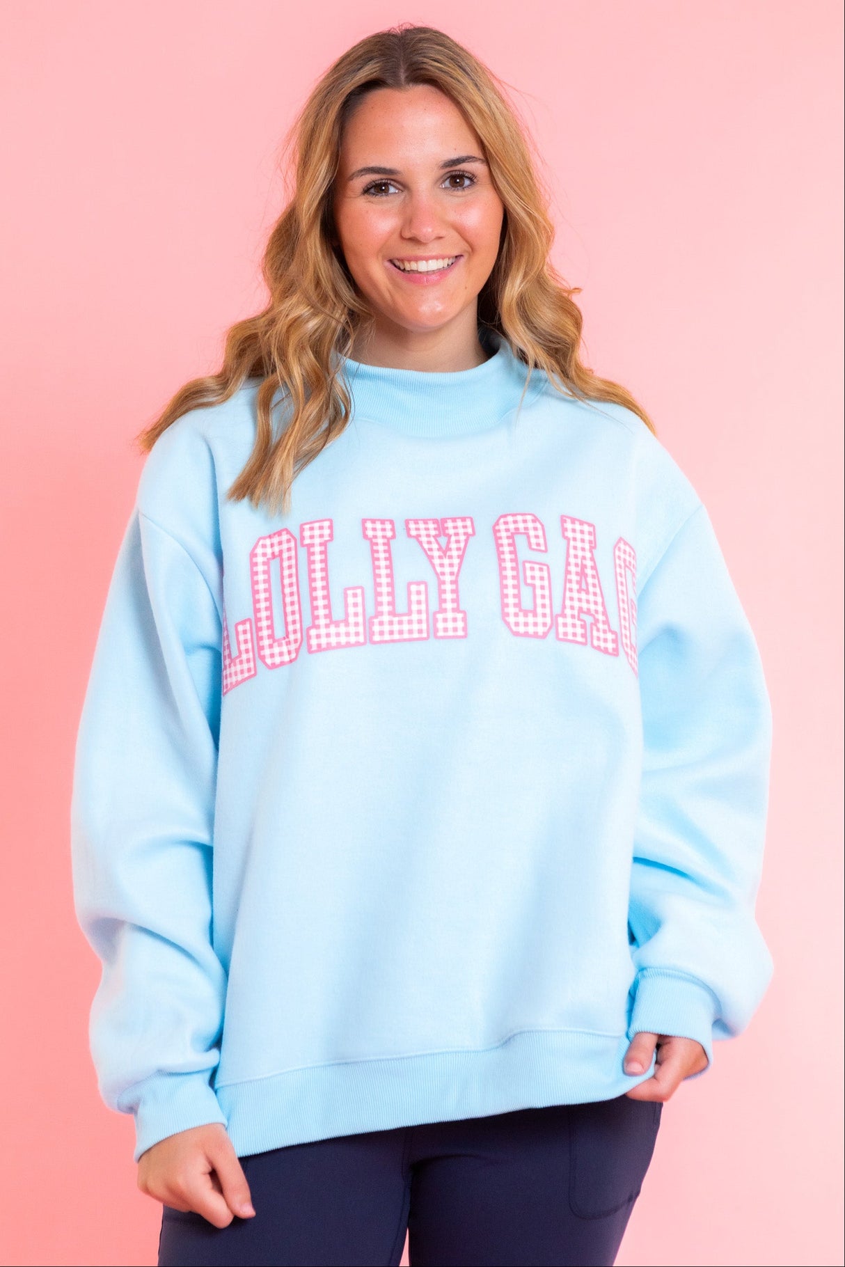Dilly Dally & Lolly Gag Reversible Mock Neck