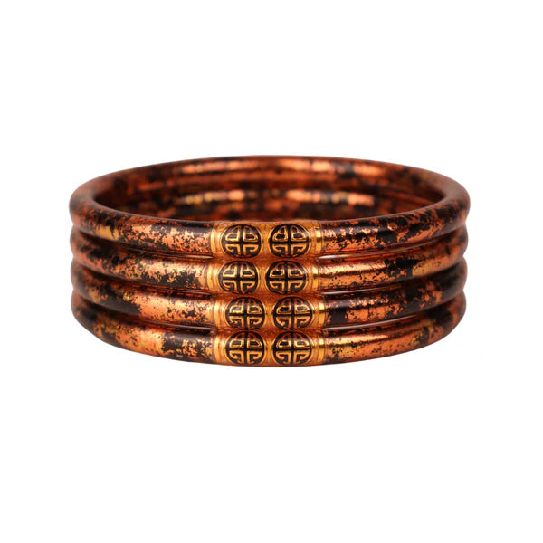 BuDhaGirl | KOI Leopard All Weather Bangles® (AWB®) - Set of 4