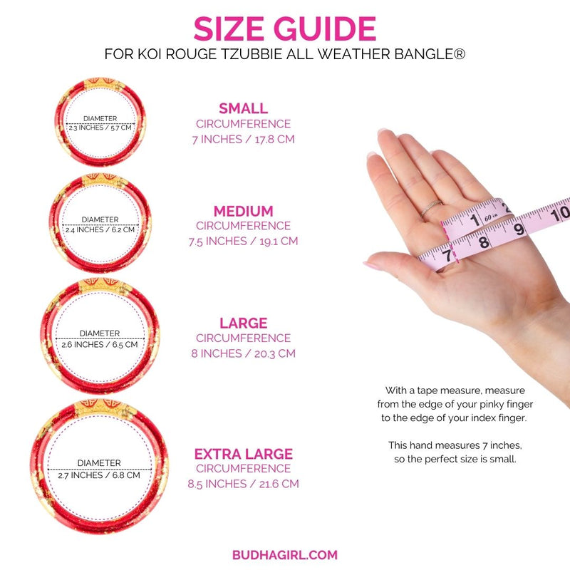 BuDhaGirl | KOI Rouge Tzubbie All Weather Bangle® (AWB®)