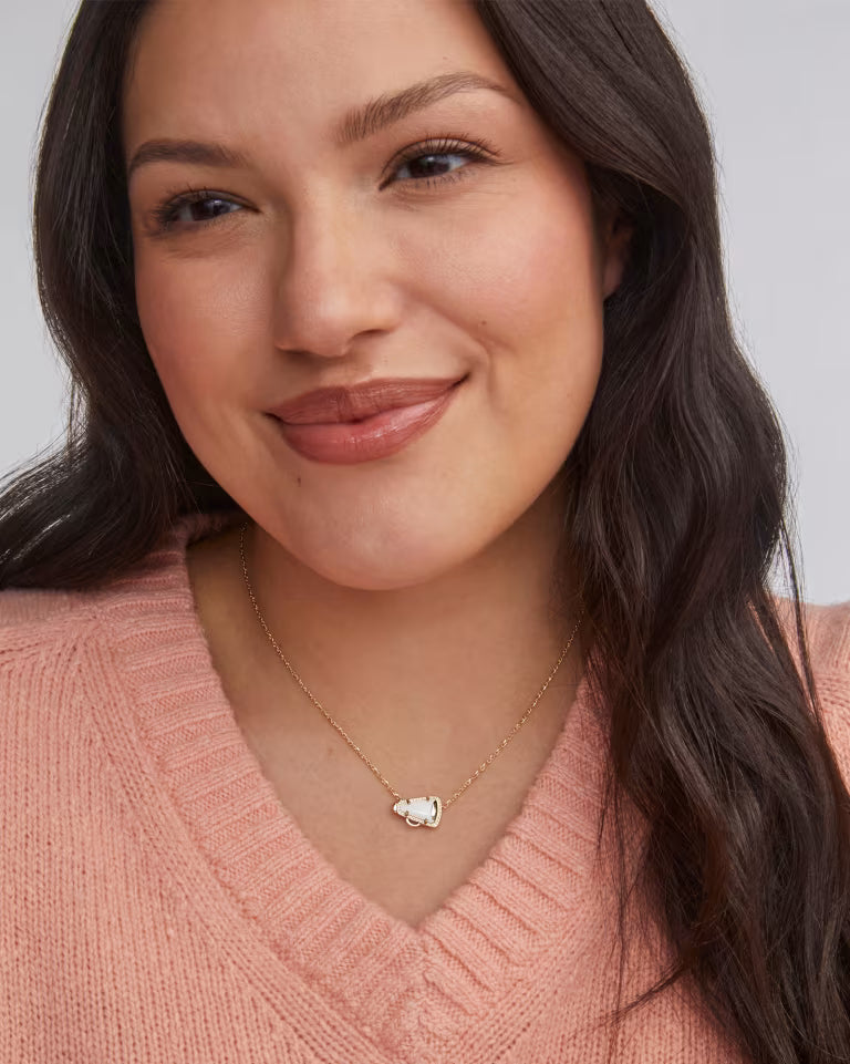 Kendra Scott | Cheer Gold Short Pendant Necklace