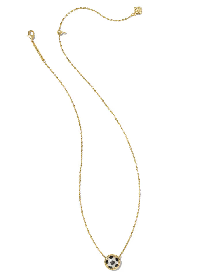 Kendra Scott | Soccer Gold Short Pendant Necklace