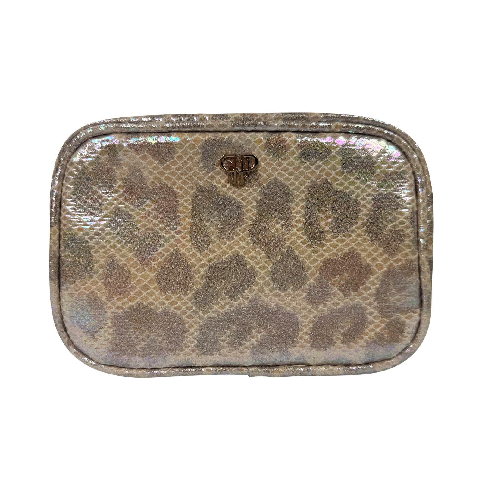 PurseN | LITTMINI Lighted Mirror Case - Glimmer Leopard
