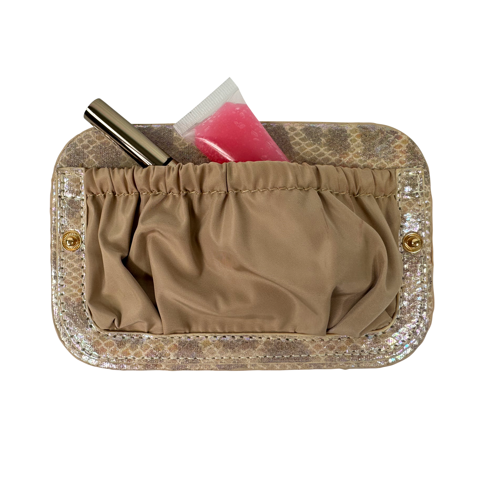 PurseN | LITTMINI Lighted Mirror Case - Glimmer Leopard