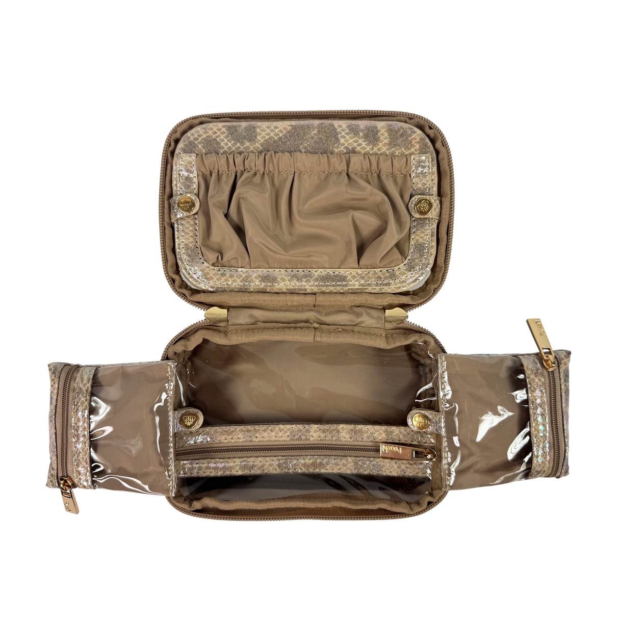 PurseN | LITTMINI Lighted Mirror Case - Glimmer Leopard