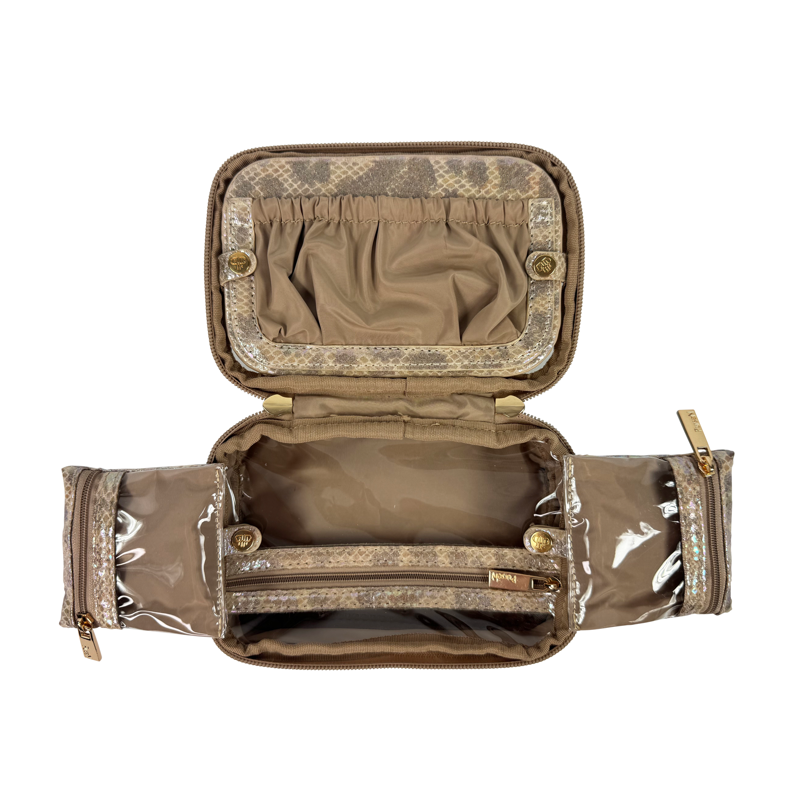 PurseN | LITTMINI Lighted Mirror Case - Glimmer Leopard