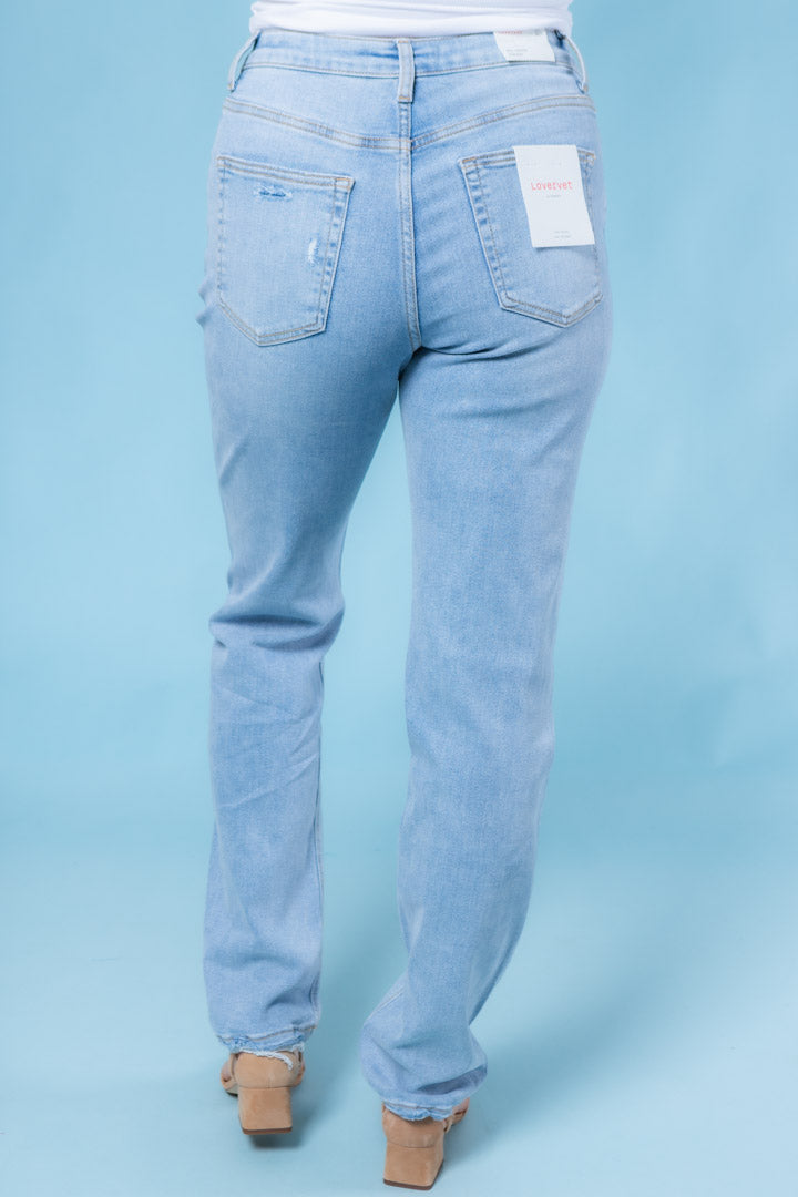 Lovervet | 90's Vintage Stretch Straight Jean (Final Sale)