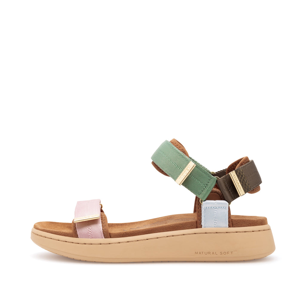 WODEN | Line Sandal - Algae Multi