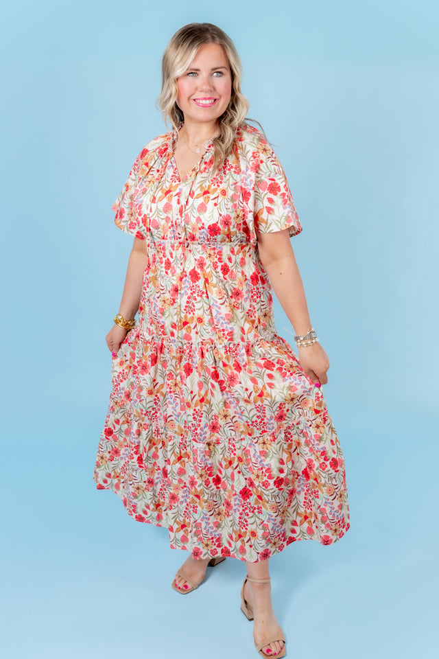 Finley Floral Tiered Maxi Dress