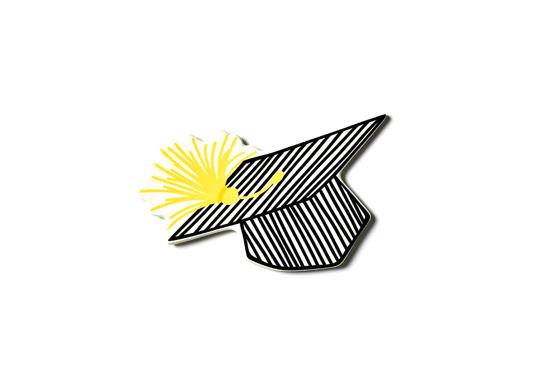 Happy Everything! | Mini Striped Graduation Cap Attachment