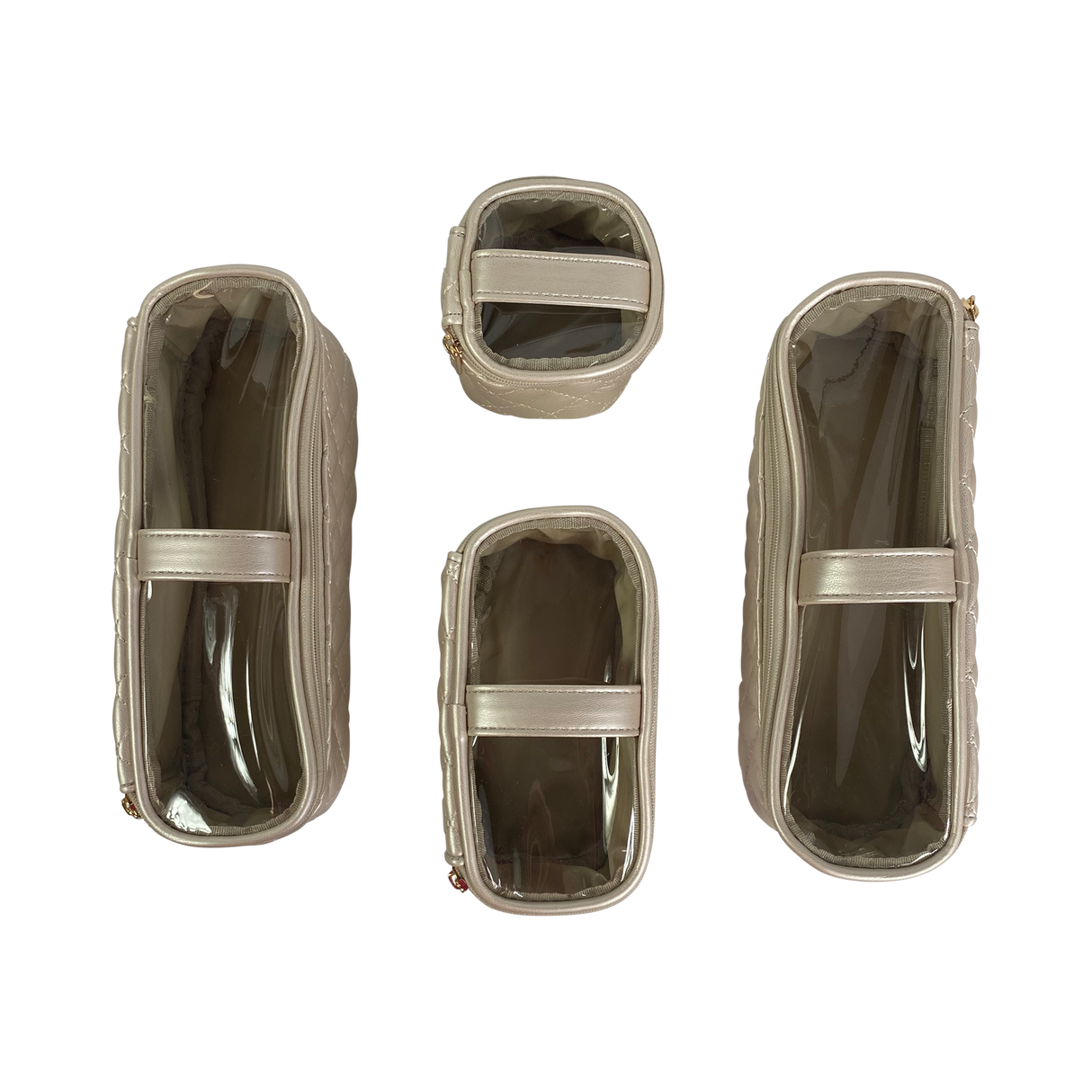 PurseN | Mini Diva Makeup Case - Pearl Quilted