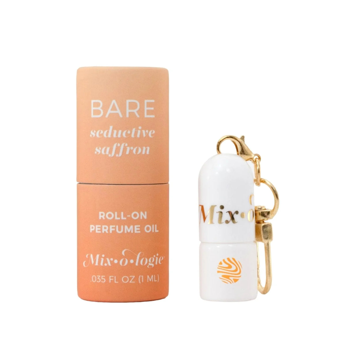 Mix.o.logie | Bare (seductive saffron) Keychain Mini Roll-On Perfume (1 mL)