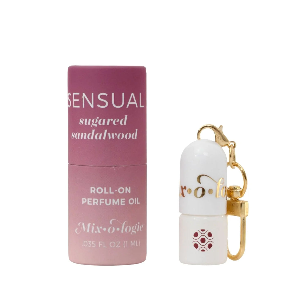 Mix.o.logie | Sensual (sugared sandalwood) Keychain Mini Roll-On Perfume (1 mL)