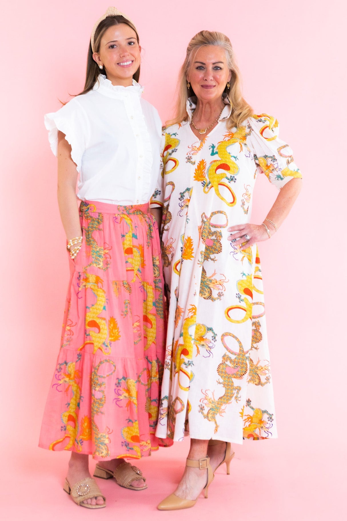 Dizzy Lizzie | The Coral Dragon Skirt
