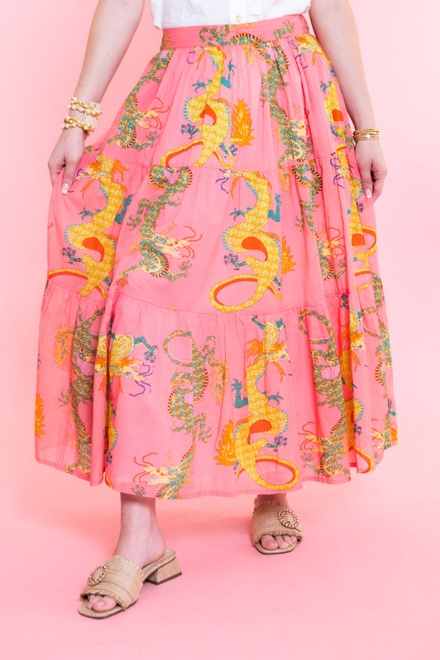 Dizzy Lizzie | The Coral Dragon Skirt