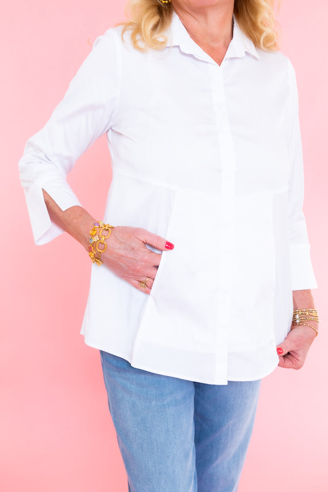 Classic A-Line Button Down