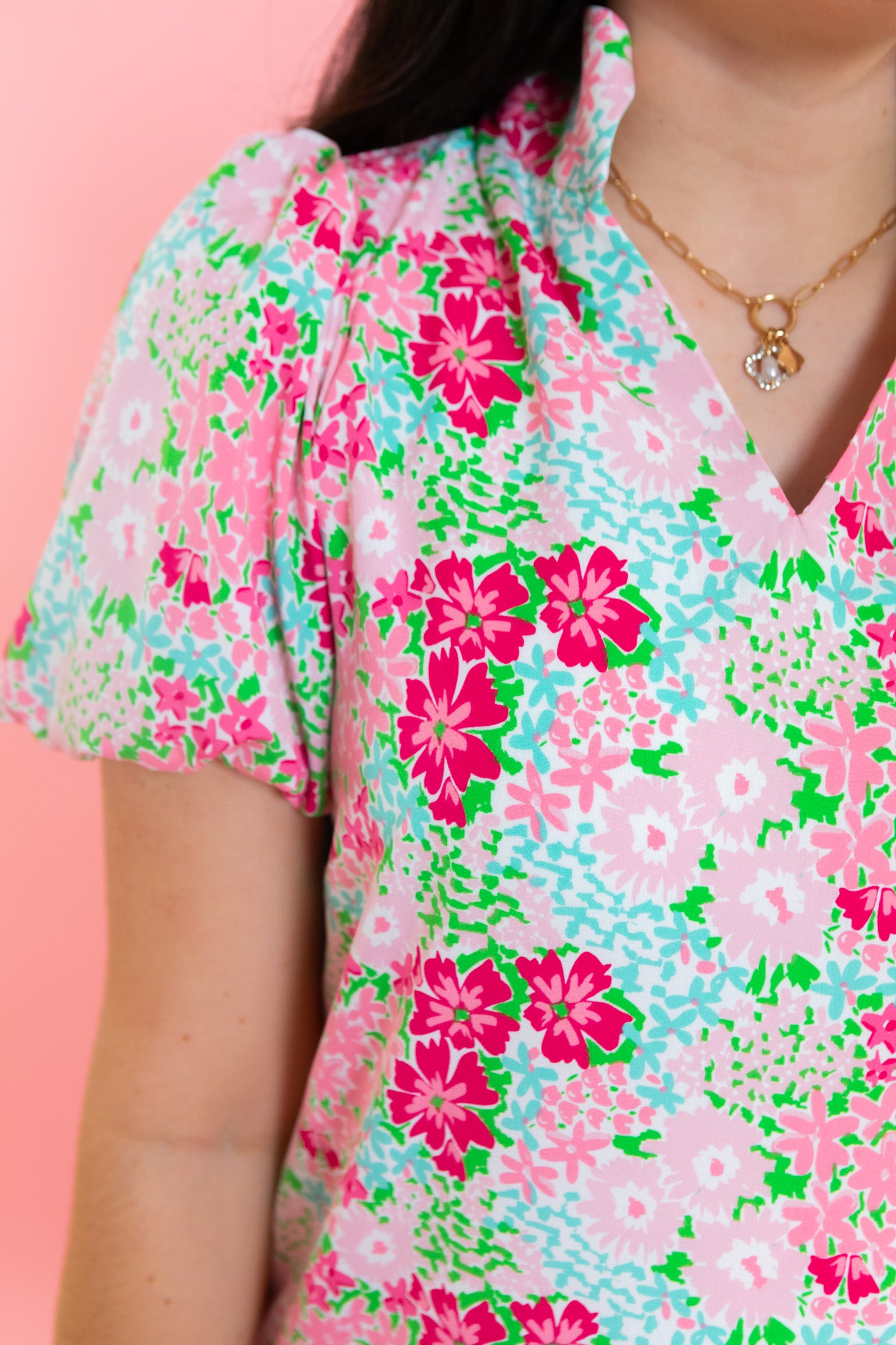 Mary Square | Nancy Dress- Petal Perfect Pink