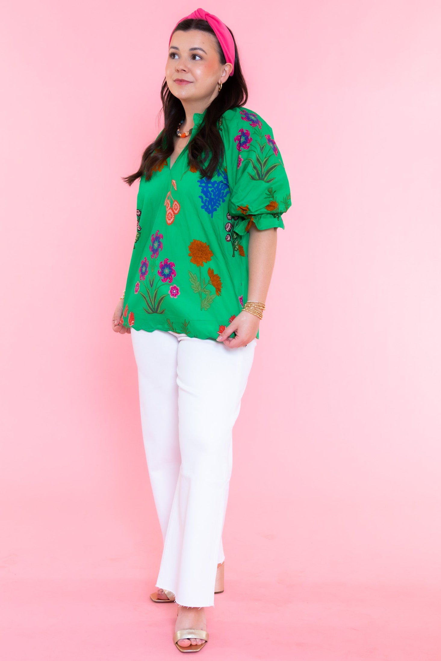 The Jade Floral Top