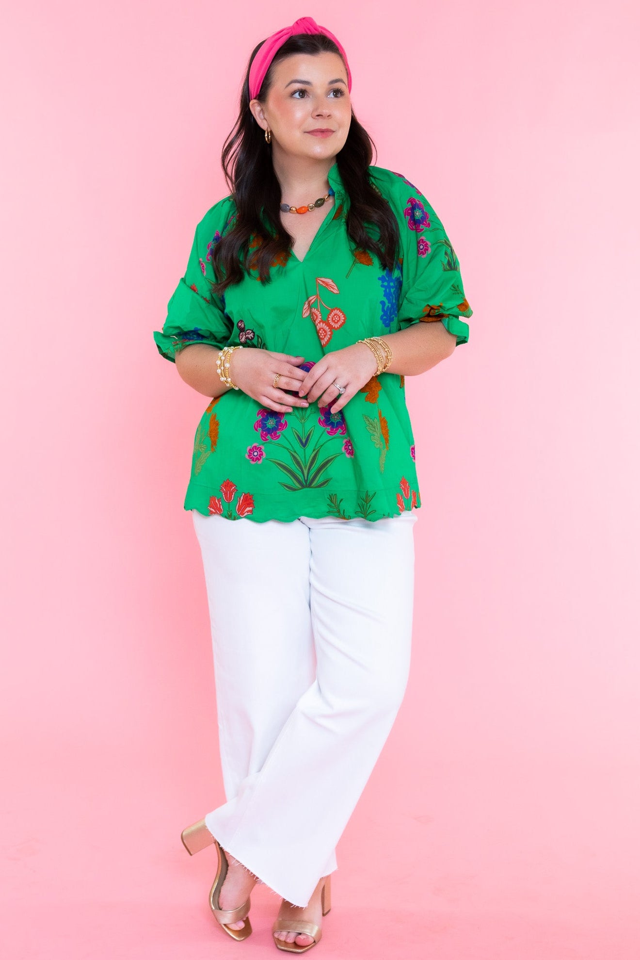 The Jade Floral Top