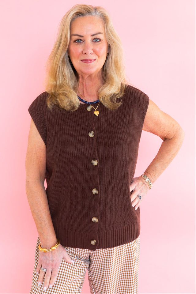 The Everyday Classic Cotton Knit Vest