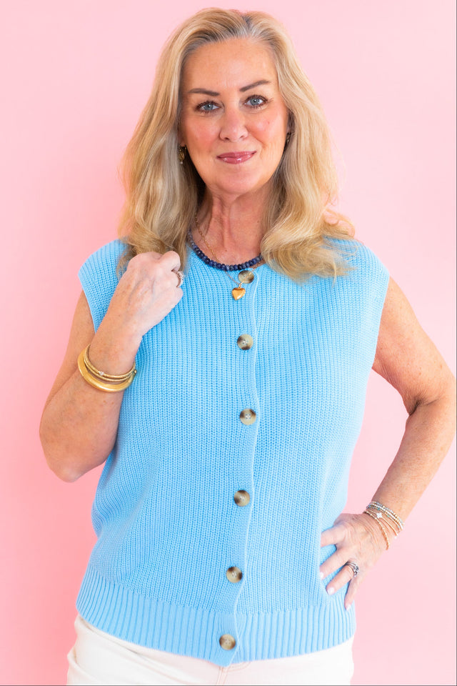 The Everyday Classic Cotton Knit Vest