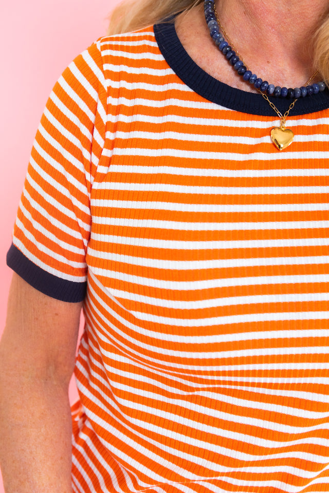 Sunset Stroll Striped Tee