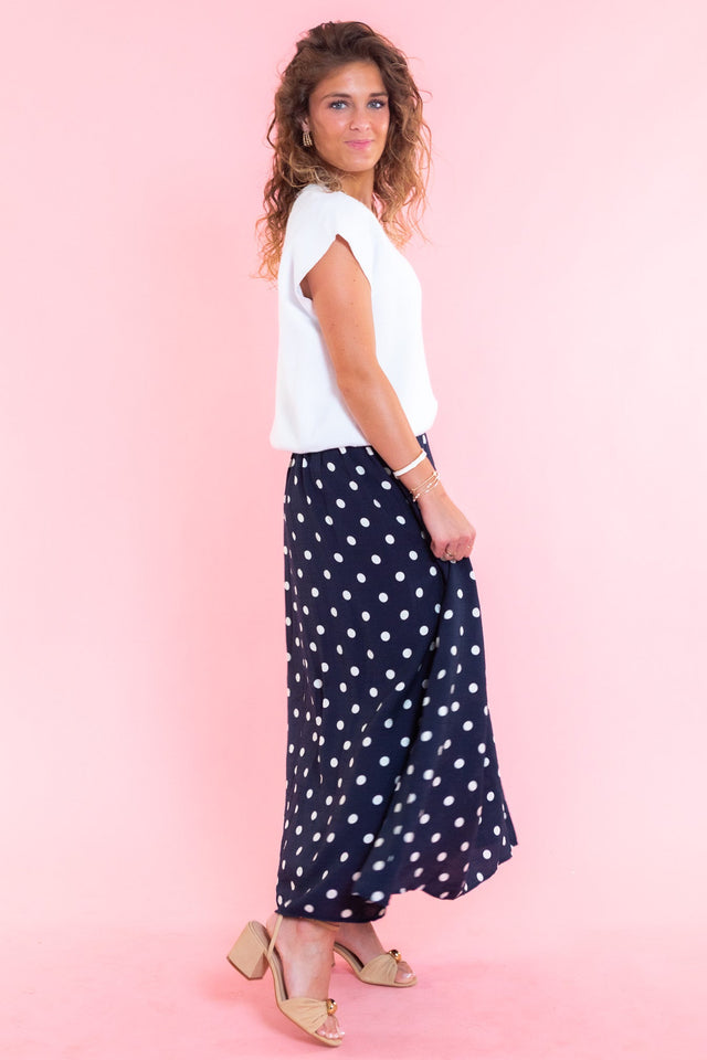 Mila Layered Polka Dot Midi Dress Set